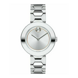 Movado Bold Silver Dial Silver Steel Strap Watch For Women - 3600381 Authentic Buy Shop Now