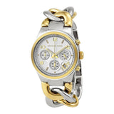 Michael Kors Runway White Dial Two Tone Steel Strap Watch for Women - MK3199 Authentic Buy Shop Now