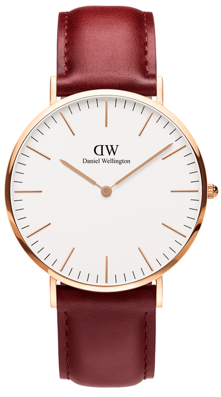 Daniel Wellington Classic Suffolk White Dial Brown Leather Strap Watch For Women - DW00100120 Authentic Buy Shop Now
