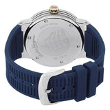 Salvatore Ferragamo F-80 Blue Dial Blue Rubber Strap Watch For Men - SFHY01122 Authentic Buy Shop Now