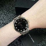 Marc Jacobs Blade Black Dial Silver Steel Strap Watch for Women - MBM8672 Authentic Buy Shop Now