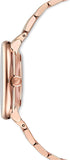 Swarovski Cosmopolitan Diamond Powder Silver Dial Rose Gold Steel Strap Watch for Women - 5517803 Authentic Buy Shop Now