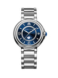 Maurice Lacroix Fiaba Moonphase Blue Dial Silver Steel Strap Watch for Women - FA1084-SS002-420-1 Authentic Buy Shop Now