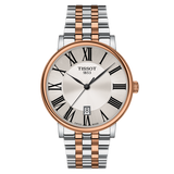 Tissot T Classic Carson Premium Silver Dial Two Tone Steel Strap Watch For Men - T122.410.22.033.00 Authentic Buy Shop Now