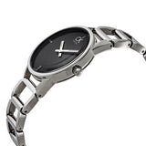 Calvin Klein Stately Black Dial Silver Steel Strap Watch for Women - K3G2312S Authentic Buy Shop Now