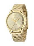 Maserati Epoca Golden Dial Golden Mesh Bracelet Watch For Men - R8853118003 Authentic Buy Shop Now