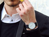 Daniel Wellington Classic Cornwall White Dial Black Nylon Strap Watch For Men - DW00100258 Authentic Buy Shop Now