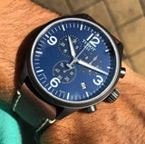 Tissot Chrono XL Blue Dial Brown Leather Strap Watch For Men - T116.617.36.047.00 Authentic Buy Shop Now