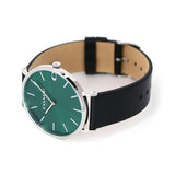 Coach Charles Green Dial Black Leather Strap Watch for Men - 14602436 Authentic Buy Shop Now