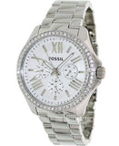 Fossil Cecile Chronograph Silver Dial Silver Steel Strap Watch for Women - AM4481 Authentic Buy Shop Now