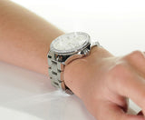 Fossil Cecile Chronograph Silver Dial Silver Steel Strap Watch for Women - AM4481 Authentic Buy Shop Now