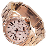 Fossil Cecile Rose Gold Dial Rose Gold Steel Strap Watch for Women - AM4483 Authentic Buy Shop Now