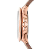 Fossil Cecile White Dial Beige Leather Strap Watch for Women - AM4532 Authentic Buy Shop Now