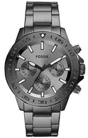 Fossil Bannon Multifunction Chronograph Grey Dial Grey Steel Strap Watch for Men - BQ2491 Authentic Buy Shop Now