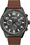 Fossil Brox Multifunction Grey Dial Brown Leather Strap Watch for Men - BQ2800 Authentic Buy Shop Now