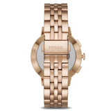 Fossil Carlie Rose Gold Dial Rose Gold Steel Strap Watch for Women - ES4301 Authentic Buy Shop Now