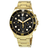 Fossil FB-03 Chronograph Black Dial Gold Steel Strap Watch for Men - FS5727 Authentic Buy Shop Now