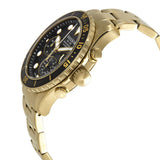 Fossil FB-03 Chronograph Black Dial Gold Steel Strap Watch for Men - FS5727 Authentic Buy Shop Now