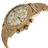 Fossil Dean Chronograph Champagne Dial Gold Steel Strap Watch for Men - FS4867 Authentic Buy Shop Now