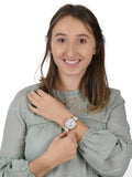 Fossil Jacqueline Quartz Mother of Pearl White Dial White Leather Strap Watch for Women - ES4579 Authentic Buy Shop Now