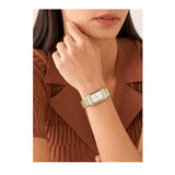 Fossil Raquel Three Hand Date White Dial Gold Steel Strap Watch For Women - ES5220 Authentic Buy Shop Now