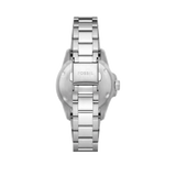 Fossil Blue Dive Three Hand Blue Dial Silver Steel Strap Watch For Women - ES5353 Authentic Buy Shop Now