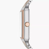Fossil Raquel Three Hand White Dial Two Tone Steel Strap Watch For Women - ES5222 Authentic Buy Shop Now