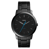 Fossil The Minimalist Black Dial Black Steel Strap Watch for Men - FS5308 Authentic Buy Shop Now