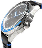 Fossil Sport 54 Day Date Black Dial Black Leather Strap Watch for Men - FS5321 Authentic Buy Shop Now