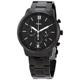 Fossil Neutra Chronograph Black Dial Black Steel Strap Watch for Men - FS5474 Authentic Buy Shop Now