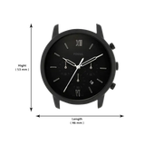 Fossil Neutra Chronograph Black Dial Black Leather Strap Watch for Men - FS5503 Authentic Buy Shop Now