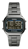 Fossil Retro Digital Black Dial Black Steel Strap Watch for Men - FS5846 Authentic Buy Shop Now