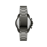 Fossil Bronson Chronograph Black Dial Grey Steel Strap Watch for Men - FS5852 Authentic Buy Shop Now