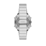 Fossil Retro Analog-Digital Black Dial Silver Steel Strap Watch for Men - FS5890 Authentic Buy Shop Now