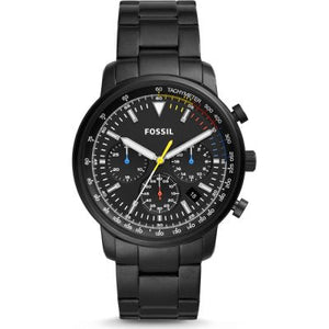 Fossil Goodwin Chronograph Black Dial Black Steel Strap Watch for Men - FS5413 Authentic Buy Shop Now