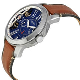 Fossil Grant Twist Multifunction Blue Dial Brown Leather Strap Watch for Men - ME1161 Authentic Buy Shop Now