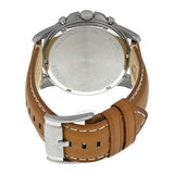 Fossil Pilot Chronograph White Dial Brown Leather Strap Watch for Men - FS5146 Authentic Buy Shop Now