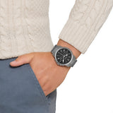 Fossil Grant Chronograph Black Dial Silver Steel Strap Watch for Men - FS4736 Authentic Buy Shop Now