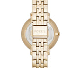 Fossil Jacqueline White Dial Gold Steel Strap Watch for Women - ES3434 Authentic Buy Shop Now