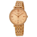 Fossil Jacqueline Rose Gold Dial Rose Gold Steel Strap Watch for Women - ES3546 Authentic Buy Shop Now