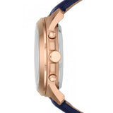 Fossil Grant Automatic Blue Dial Blue Leather Strap Watch for Men - ME3029 Authentic Buy Shop Now