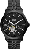 Fossil Townsman Multi Function Mechanical Black Dial Black Steel Strap Watch for Men - ME3062 Authentic Buy Shop Now