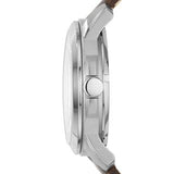 Fossil Grant Automatic Skeleton Black Dial Brown Leather Strap Watch for Men - ME3100 Authentic Buy Shop Now