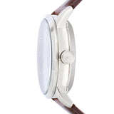 Fossil Townsman Automatic Blue Dial Brown Leather Strap Watch for Men - ME3110 Authentic Buy Shop Now