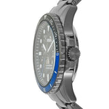Fossil FB-01 Automatic Skeleton Black Dial Grey Steel Strap Watch for Men - ME3201 Authentic Buy Shop Now