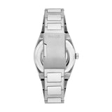 Fossil Everett Automatic Skeleton Blue Dial Silver Steel Strap Watch for Men - ME3220 Authentic Buy Shop Now