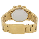 Fossil Townsman Chronograph White Dial Gold Steel Strap Watch for Men - FS5348 Authentic Buy Shop Now