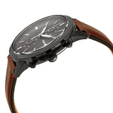 Fossil Townsman Chronograph Gray Dial Brown Leather Strap Watch for Men - FS5522 Authentic Buy Shop Now