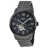 Fossil Townsman Multi Function Mechanical Black Dial Black Steel Strap Watch for Men - ME3062 Authentic Buy Shop Now