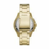 Fossil FB-03 Chronograph Black Dial Gold Steel Strap Watch for Men - FS5727 Authentic Buy Shop Now
